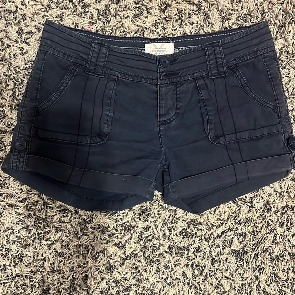 Oceandrive Athletics Navy Cargo Shorts